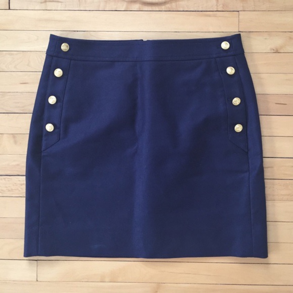 JCrew 'Postage Stamp Sailor Mini' Skirt ⚓️